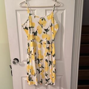 Lemon Print Sundress